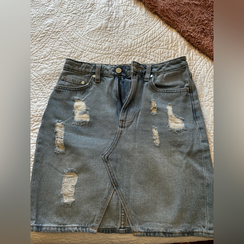 Denim Skirt